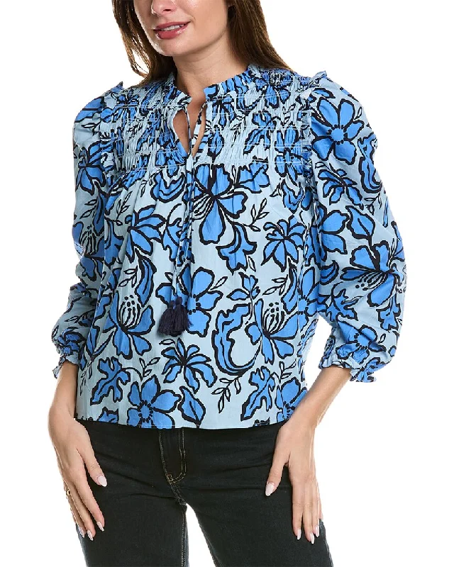End Of Season Sale Sail to Sable Tassel Blouse