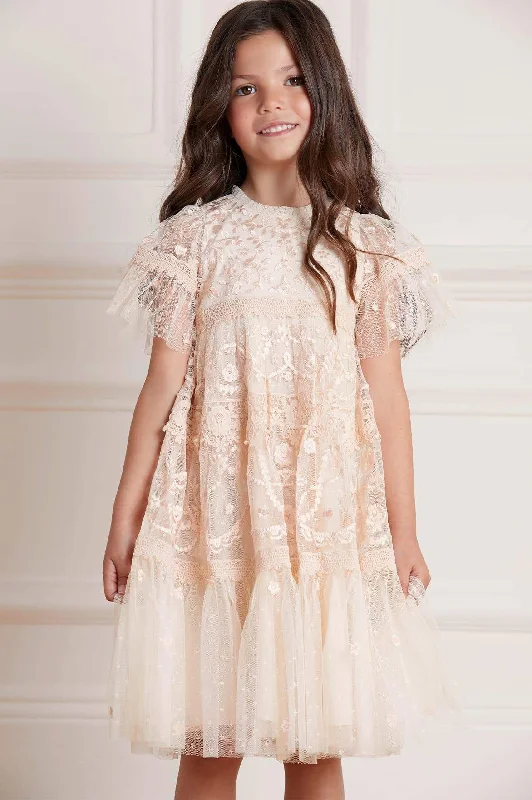Casual Chic Clothing Midsummer Lace Kids Dress