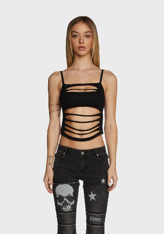 Luxury Fashion Never Conform Slashed Tank