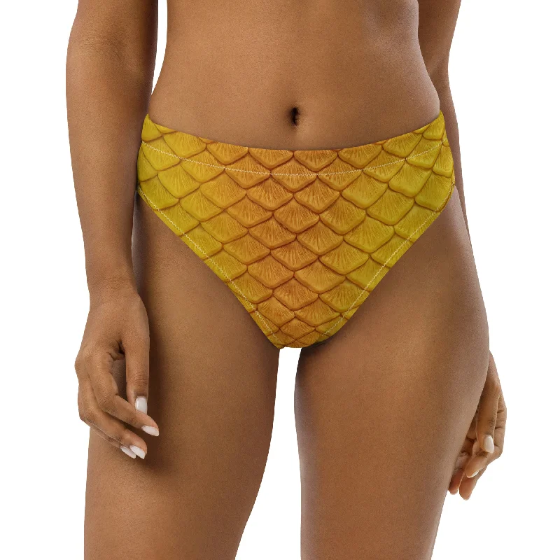 The Latest Fashion Trends Golden Hour Recycled High-Waisted Bikini Bottom