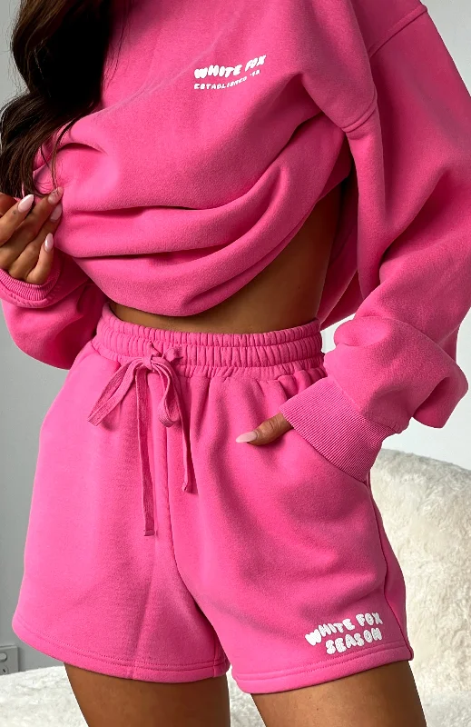 Wardrobe Essentials Main Season Lounge Shorts Hot Pink