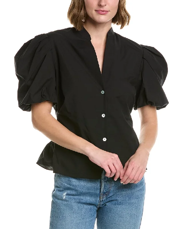 Cool Prices Vince Draped Puff Sleeve Blouse