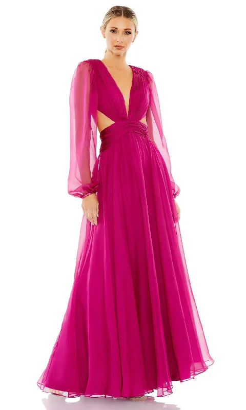 Affordable Fashion Clothing For Women Ieena Duggal 55823 - Ruched Ornate Dress