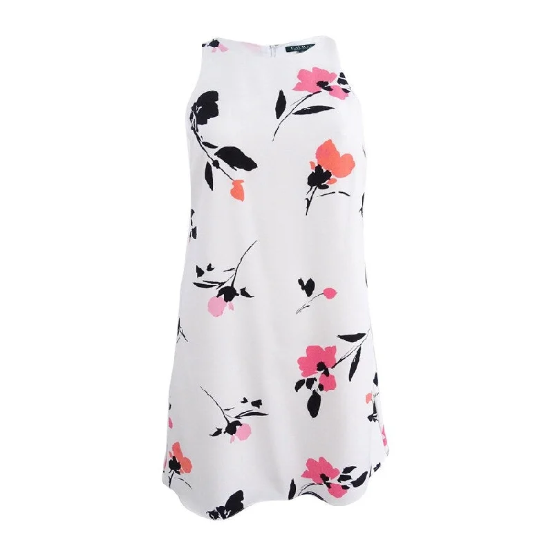 Women's Clothing for Every Season and Trend Lauren by Ralph Lauren Women's Floral Crepe Dress