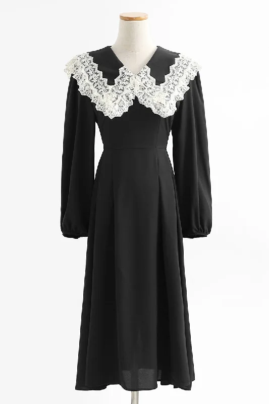 Sophisticated Fashion Cool women's dress with high sense of thin and bottom skirt  2234