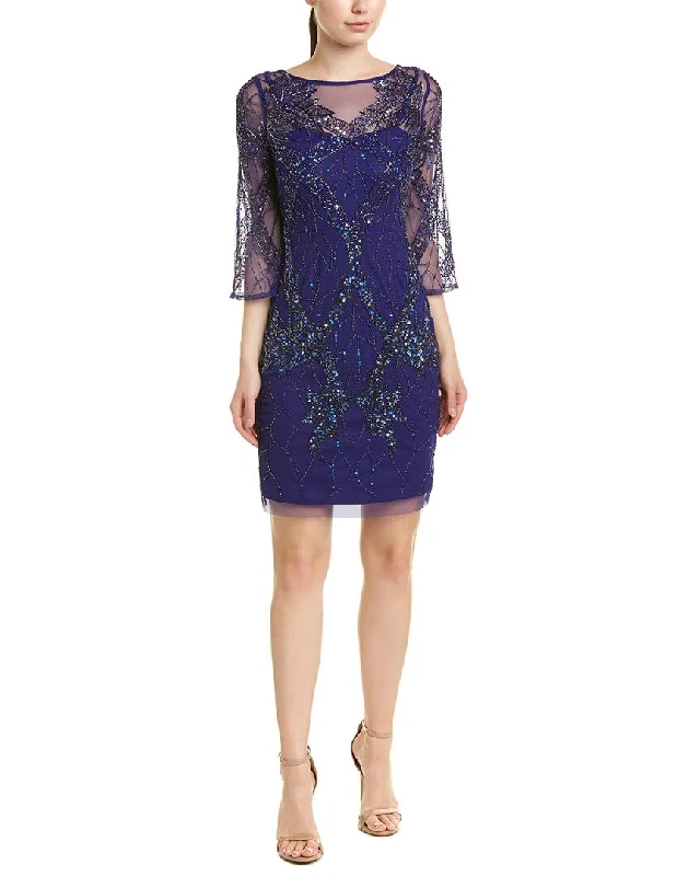Quick Grab Deals Aidan Mattox - Bedazzled Bateau Fitted Dress MD1E203136SC
