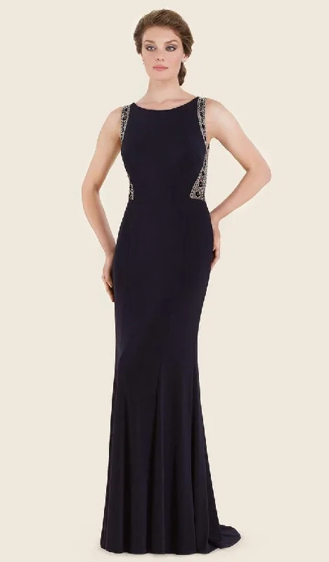 Premium Fashion At Budget-Friendly Prices Rina Di Montella - RD2609SC Embellished Bateau Fitted Dress Premium Fashion At Budget-Friendly Prices Rina Di Montella - RD2609SC Embellished Bateau Fitted Dress