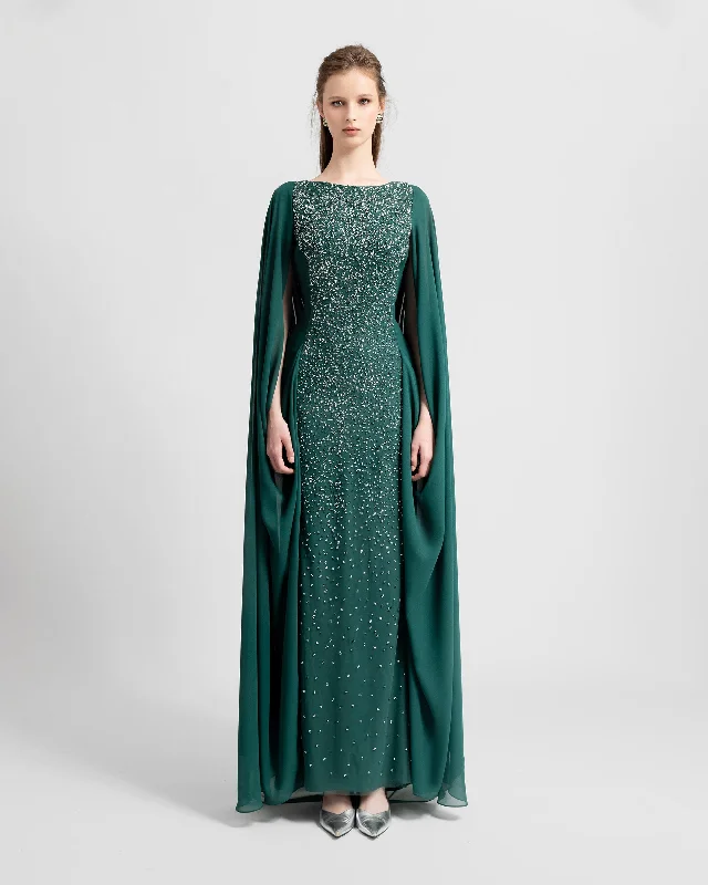Holiday Gift Guide Sale Beaded Round-Neckline Dress