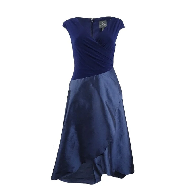 On-Trend Fashion Offers Adrianna Papell Women's V-Neck High-Low Dress