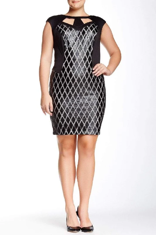 Redefining Women's Style Jax - Cutout Ornate Diamond Motif Dress 2PYR57QSC