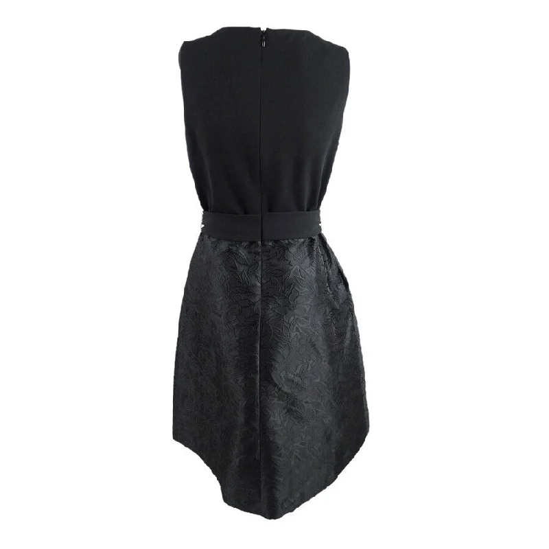 Fashion For Every Occasion Lauren by Ralph Lauren Women's Fit & Flare Jacquard Dress (2, Black) Fashion For Every Occasion Lauren by Ralph Lauren Women's Fit & Flare Jacquard Dress (2, Black)